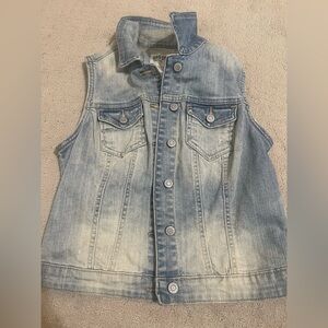 Garage Light Blue Denim Vest